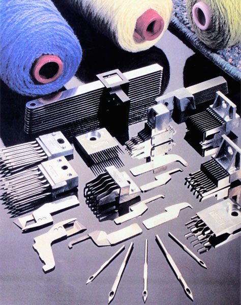 Tungsten steel insert type tufting cut loop looper