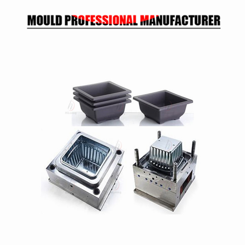 2017 new products customer design plastic injection molding flower pot mould manufacturing in taizhou