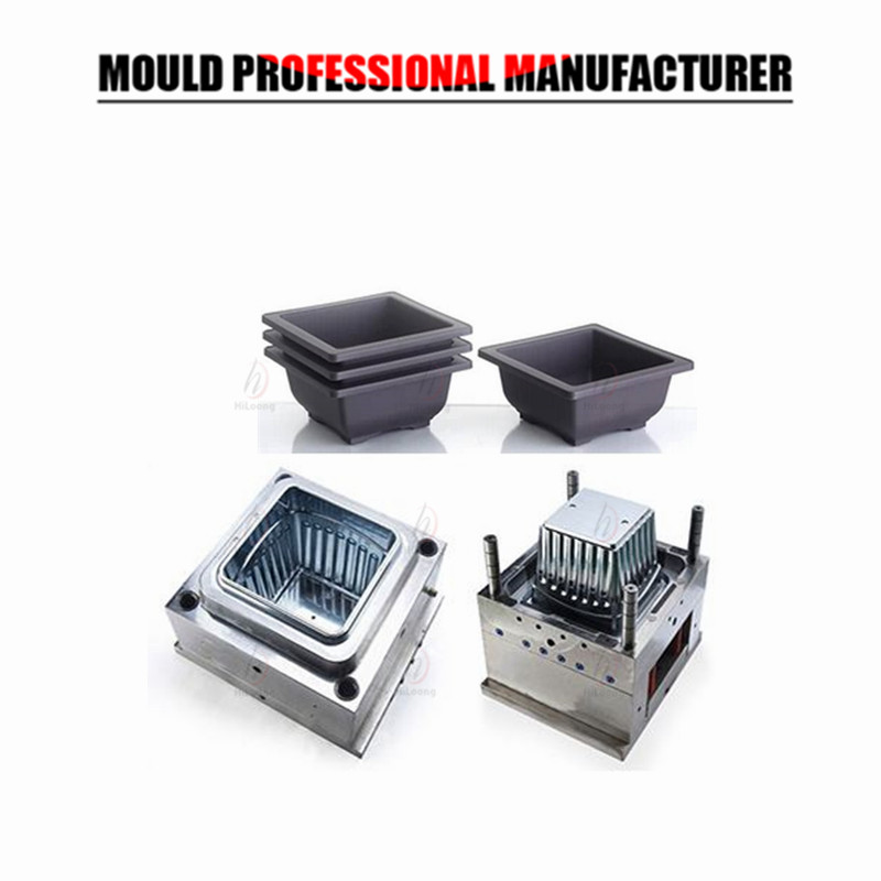 customer design plastic injection mould plastic flower pot mould making factory