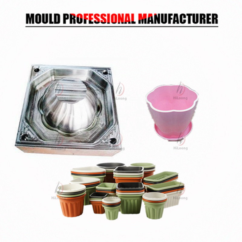 2017 new products customer design plastic injection molding flower pot mould manufacturing in taizhou