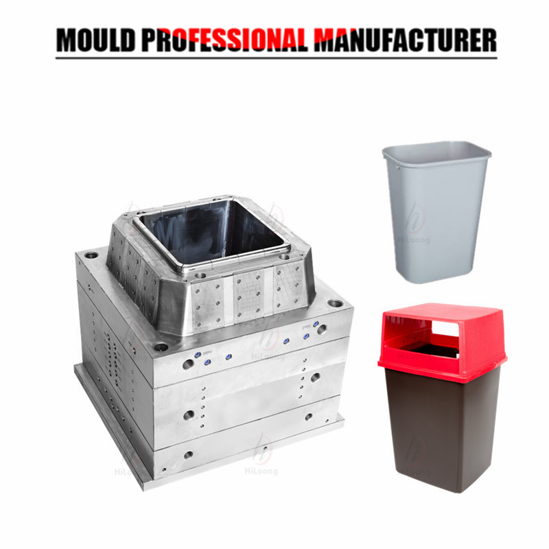 plastic injectin molding outdoor trash can mold maker from mould town huangyan taizhou