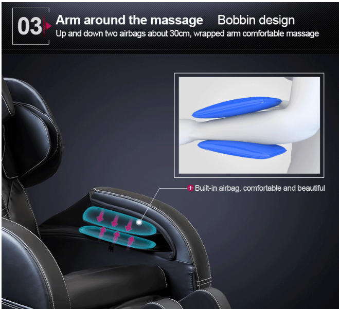 Wholesale the Best 3D Zero Gravity ampFoot Roller Massage Chair