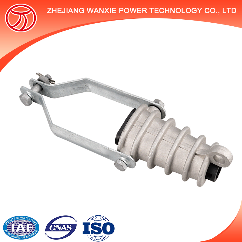 Wanxie NXJG3Q wedge insulation strain clamp for 10KV overhead insulated alumium conductor