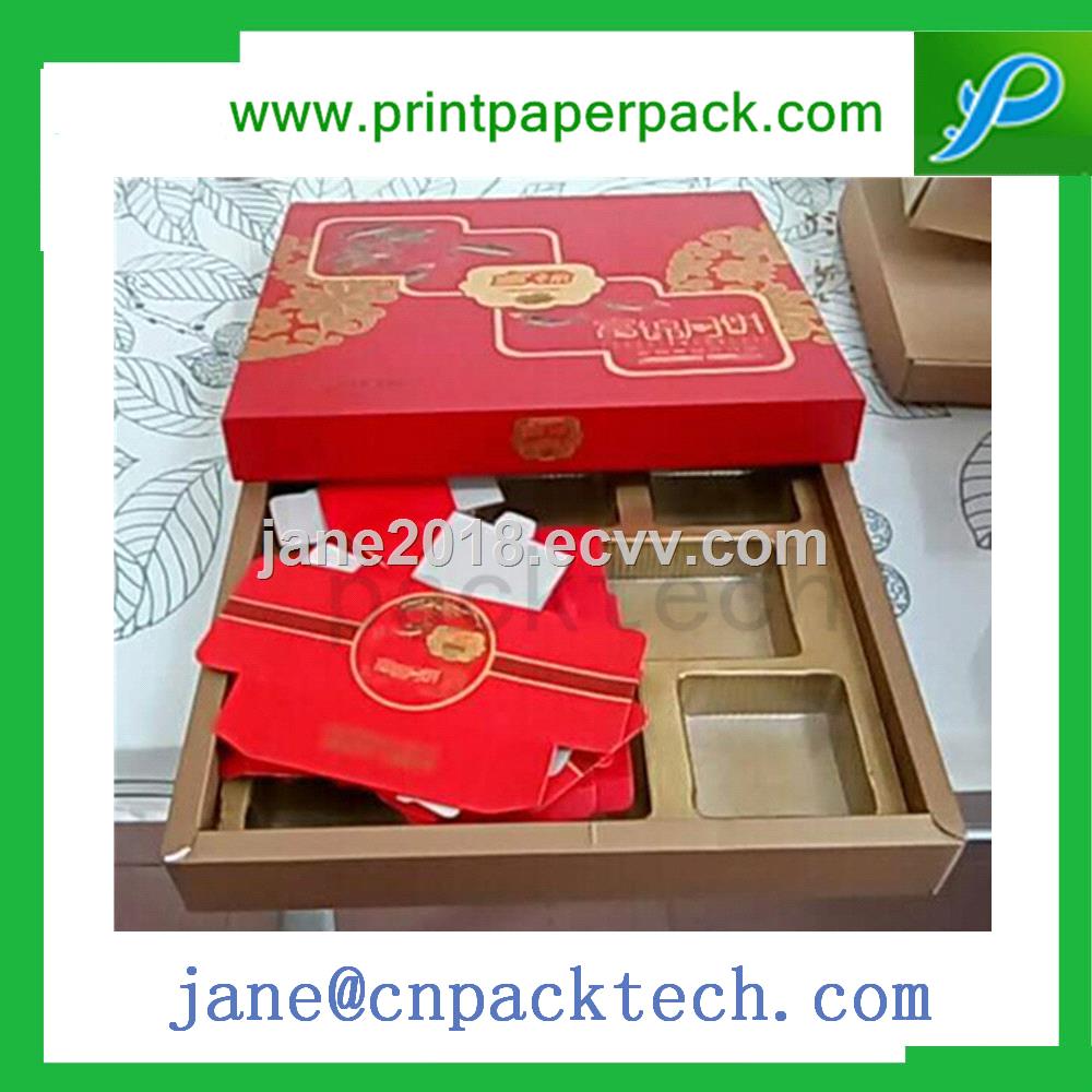 Custom Printed Favor Gift Box OEM Art Paper Packing Boxes Mooncake Packaging Box