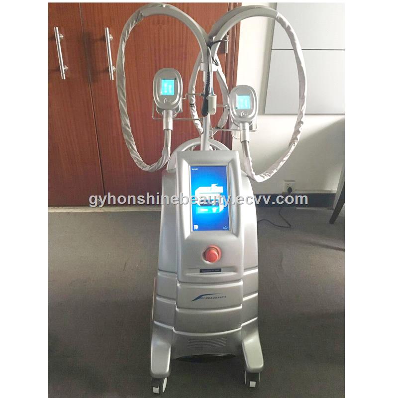 multifunctional 4 handles fat freezing machine body slimming cool vacuum