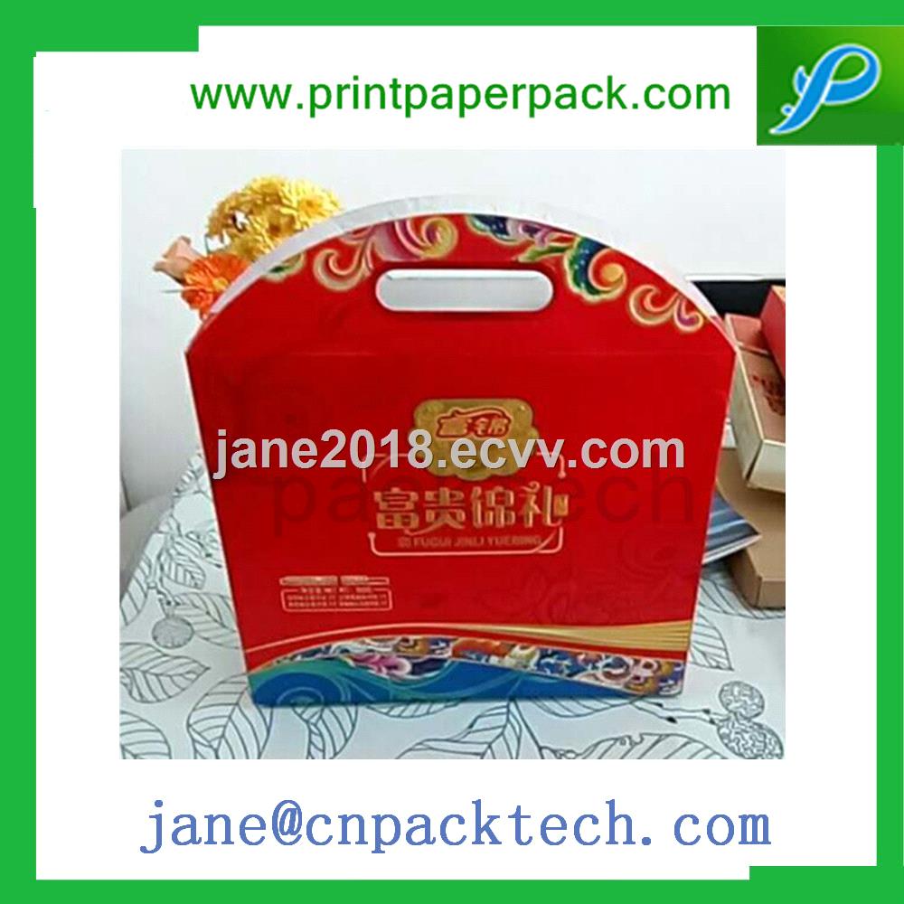 Custom Printed Favor Gift Box OEM Art Paper Packing Boxes Mooncake Packaging Box