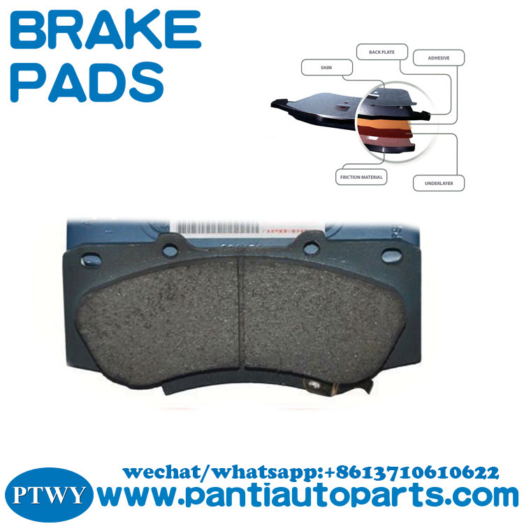 Chinese Factory Whoelsale auto car Ceramic Front Brake Pad For Toyota Hilux 044650k280