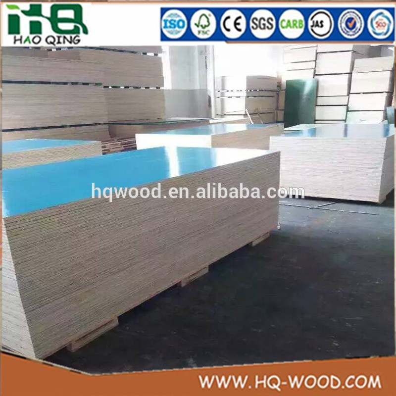 Blue film faced plywood PP blue plactic marine plywood advanced construction material