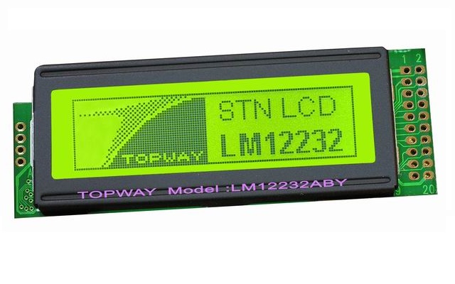 122X32 Graphic LCD Display COB Type LCD Module LM12232A