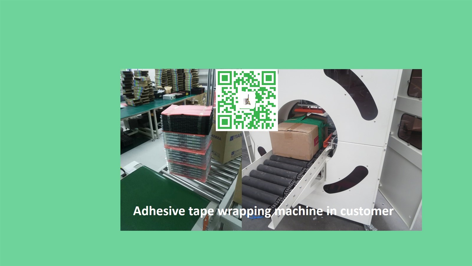MA208 adhesive Tape Wrapping Machine