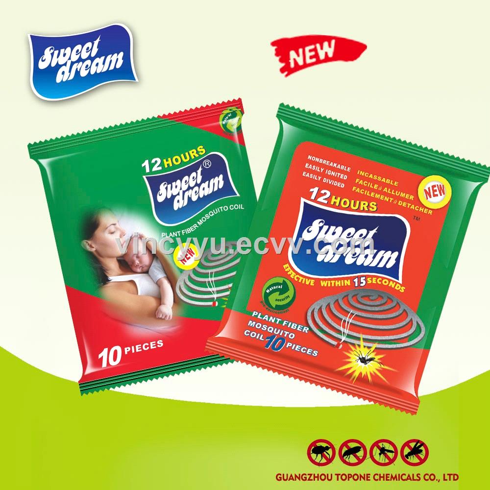 Sweet Dream Brand 140mm China Best Plant Fiber Mosquito Coils