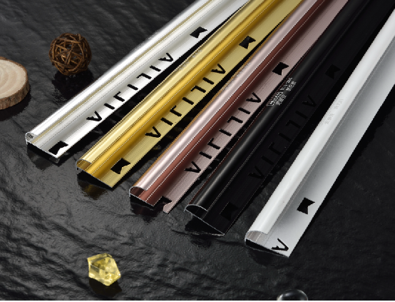 Aluminum Tile Trim for Bathroom Corner Protect