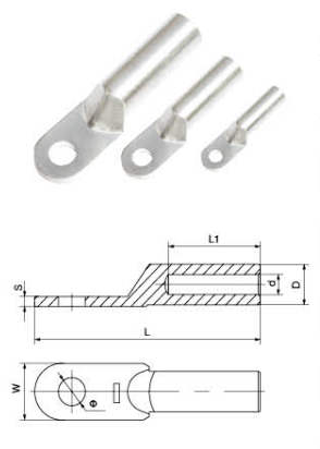 Wanxie DL series aluminium terminal cable lug connector