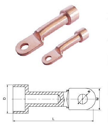 Wanxie DTF series CuAl terminal connector cable lug terminal bitmetal cable lug