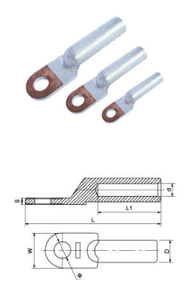 Wanxie DTLB series CopperAluminium connect terminal explosive welding terminal connector