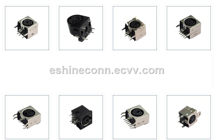 China Alternate CUI Mini Din Socket Terminal to Digital Media Player Security Systems