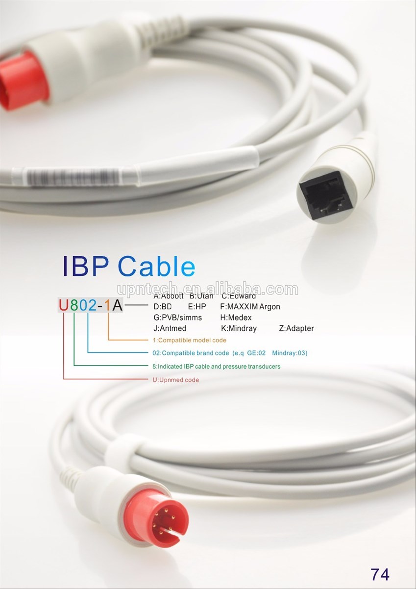 Spacelabs 700002800 to Dual 6Pin IBP Converter Cable IBP Adapter Cable
