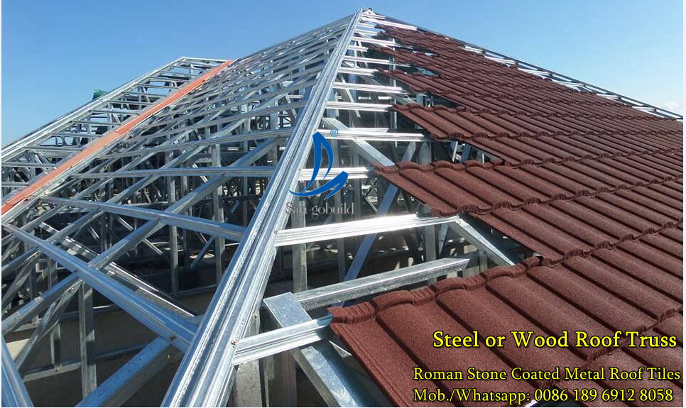 GalvanizedAluzincGalvalume Steel Sheets Stone Coated Metal Roof Tiles