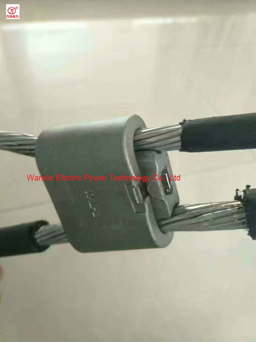 JXL wedge type clamp insulation wire clip grounding clamp