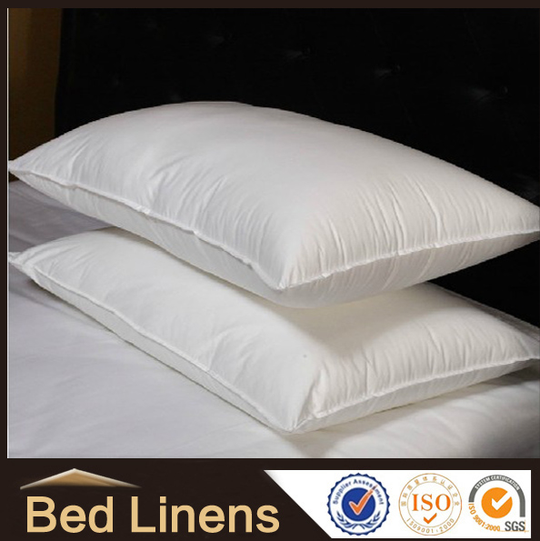 Wholesale White Color 100 Cotton Hotel Pillow cushion for 5 star