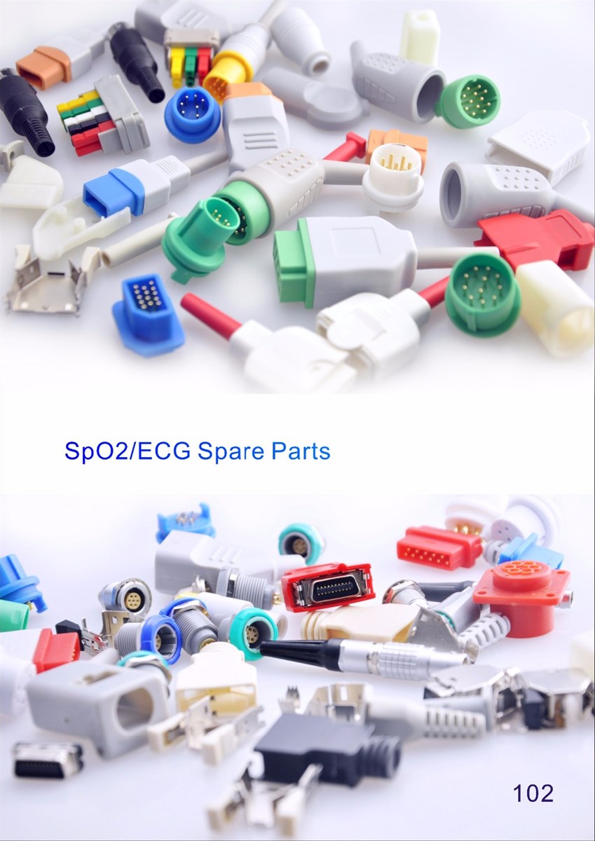 Nibp metal plastic connectorblood pressure cuff connector