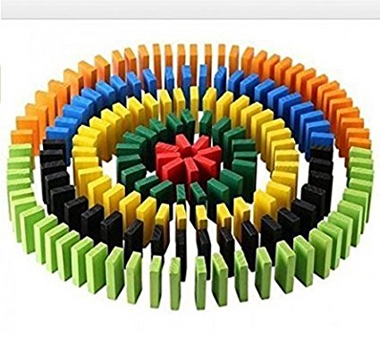 100pcs Authentic Basswood Standard Wooden Rally Dominoes Block Kits Playing Racing Educational Toys for Promotion Gifts