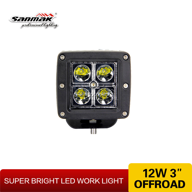 LED POD LIGHT 12W CREE WORK LIGHT FOR JEEP