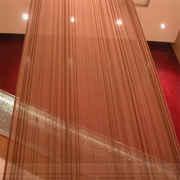 aluminum metal mesh chain link fence curtain factory