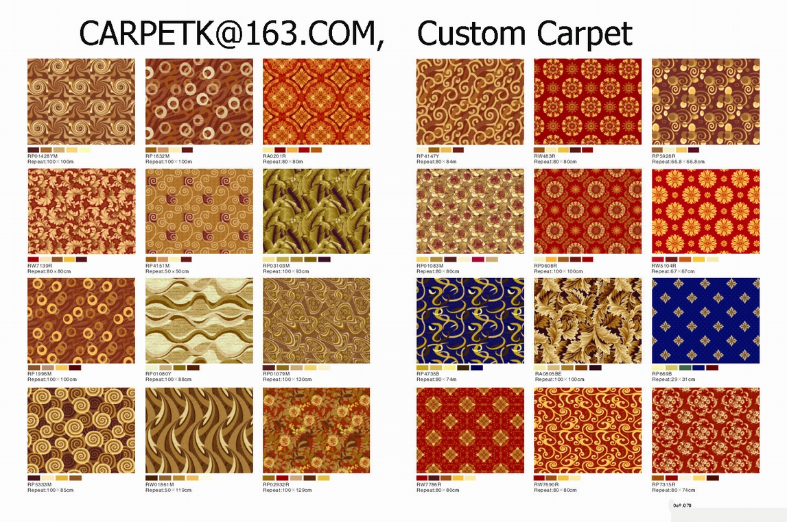 China Printed Carpet Custom, OEM, ODM Print Carpet for Hotel, Home, Casino, Ship, Office