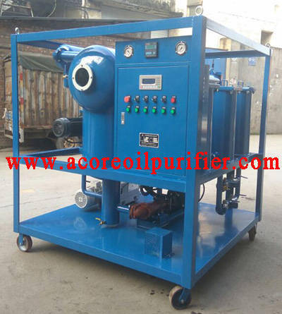 Single Stages High Vacuum Insulating Oil Purifier Machine