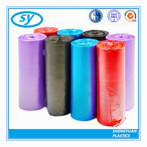 LDPEHDPE Plastic Multicolor Garbage Bags on Roll