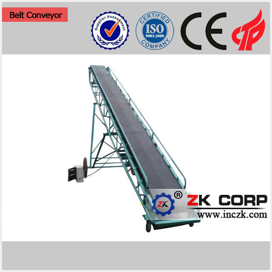 Small Transparent Ore Portable Hopper Belt Conveyor for Mining