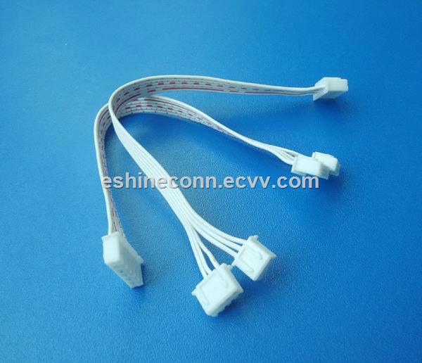 4 Circuits ribbon cable assemble alternate JST XH housing for flat colorful TV
