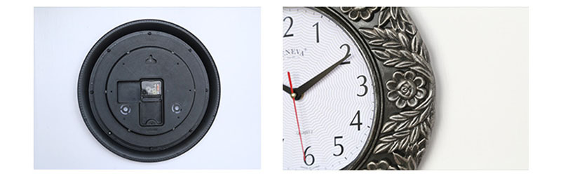 Creative European Classic Style Carving Lace Wall Clock