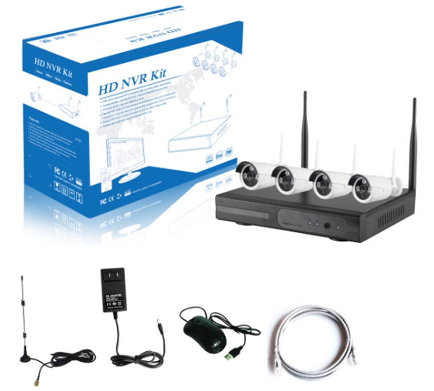 DIGICAM CCTV 4CH Wireless NVR KIT 10MP 13MP 20MP WiFi IP Camera Kit