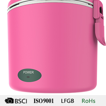 Easy carrying heating stainless steel electric lunch box