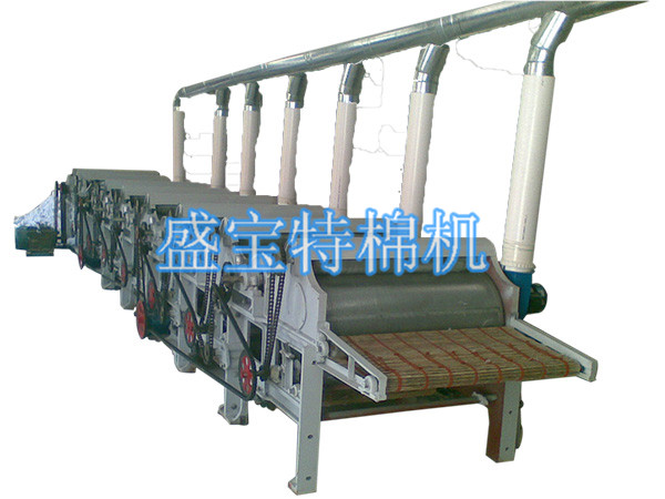GK600 waste cotton recycling machine 7 rollers for fabricyarnrags GK600 waste cotton recycling machine 7 rollers for fabricyarnrags