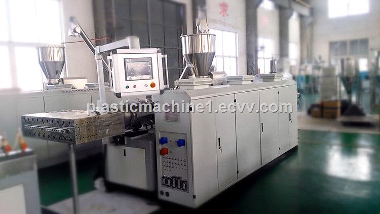 China Machine SJSZ80156 extruder 300400kgh WPC PVC door board extrusion machine