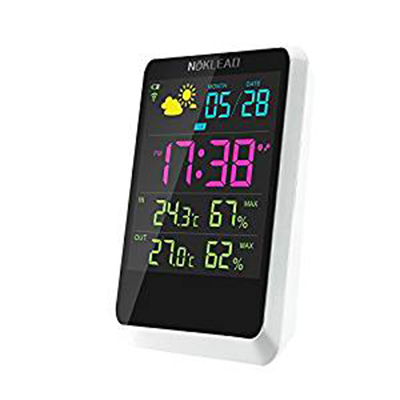 Professional Large LCD Digital Type and ABS Material Weather Station433mhz Wireless Weather Station