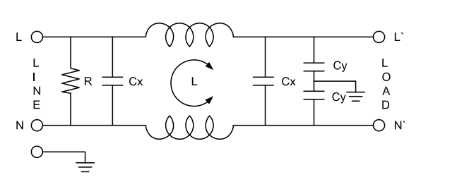 China Manufacturer single phase double stage noise low pass EMI power filter