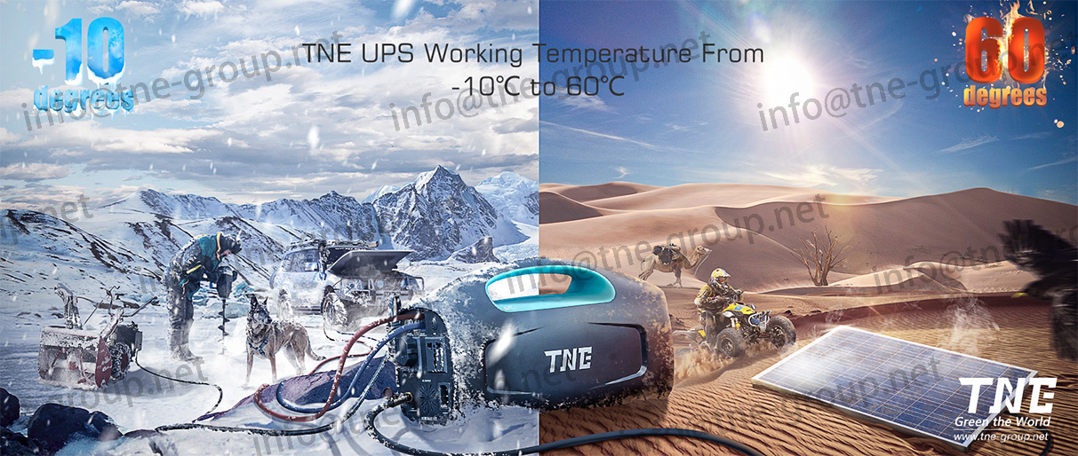 TNE Solar Online Portable Generator Power Bank UPS System for outdoor activities use