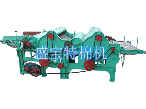 fabrcyarnclothjutejeanspolystercotton waste recycling machine