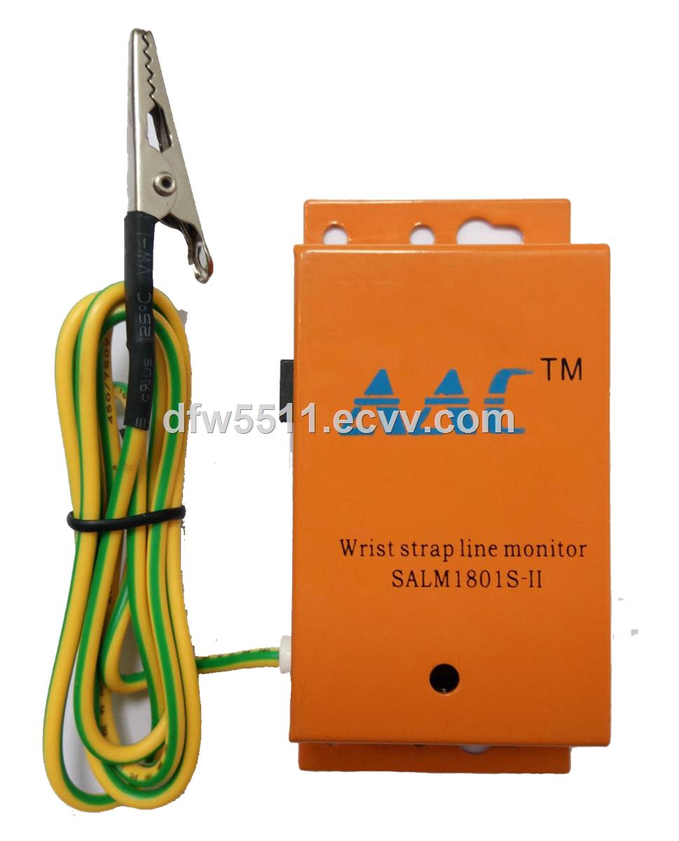 AACSALM1801SII Autoalarm Antistatic ESD Wrist Strap Online Monitors with one Input InterfaceWRIST STRAP ONLINE MON