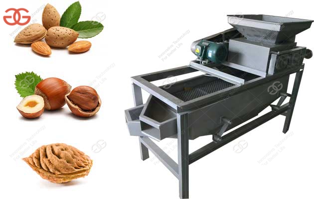 almond shelling machine