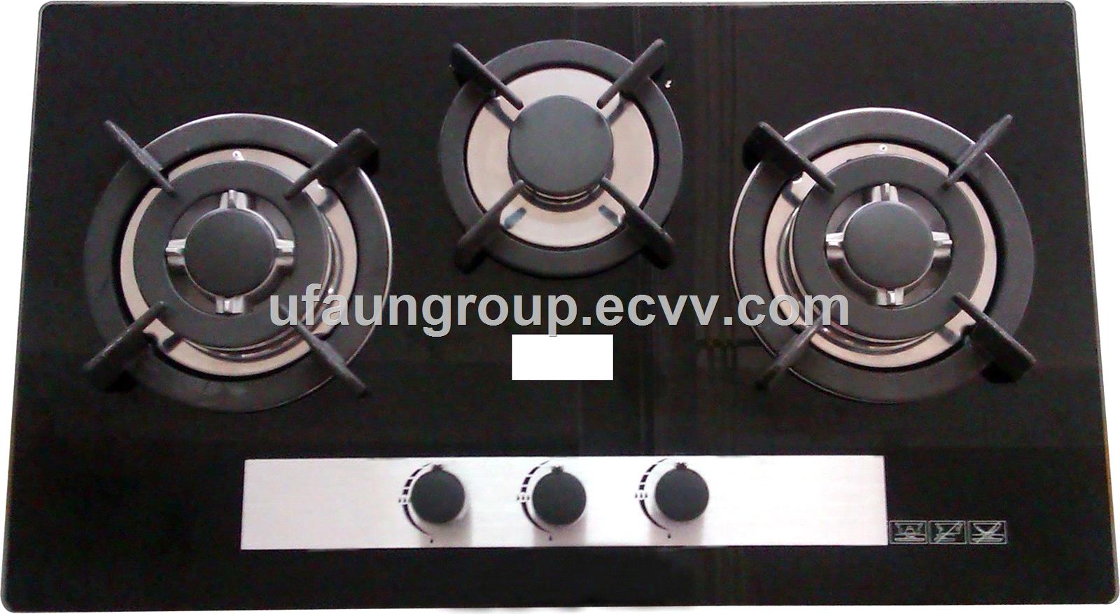 3 burner glass top gas cookergas hob