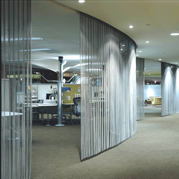 metal aluminum chain link mesh curtain divider manufacturer