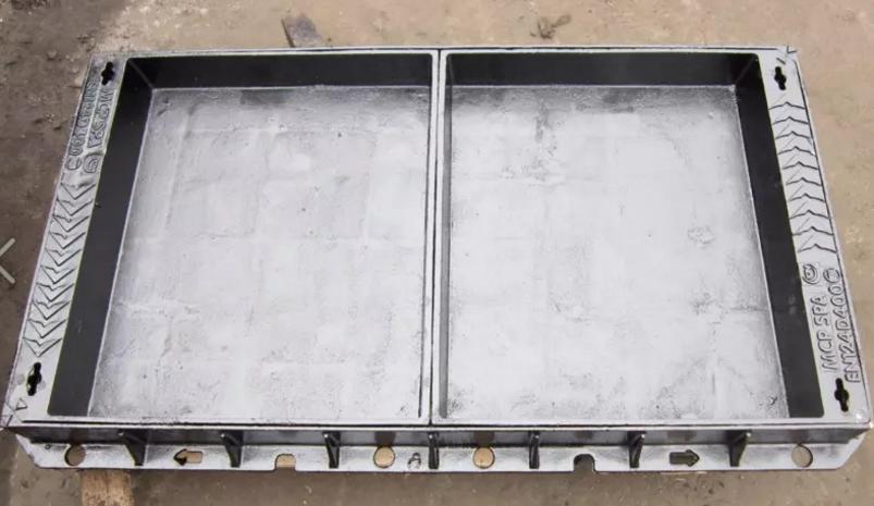 Cast iron filling coverrecessed manhole cover