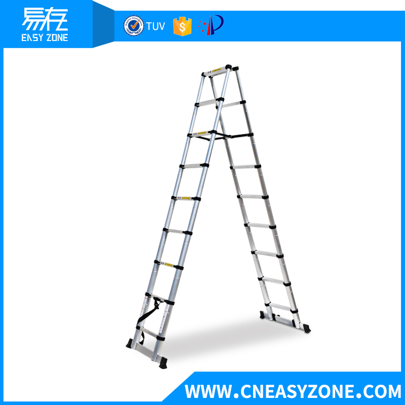 easyzone folding household ladder with 150kg