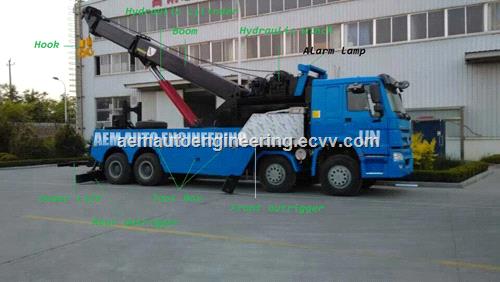 50 ton Rotator Tow Truck Road Recovery Wrecker