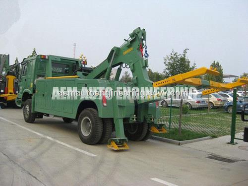 8 ton Integrated Tow Truck Road Recovery Wreecker